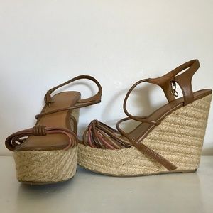 Forever 21 Tan Wedges